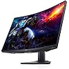 Dell S2722DGM Curved Gaming Monitor - 27-inch QHD (2560 x 1440) 1500R Curved Display, 165Hz Refresh Rate (DisplayPort), HDMI/DisplayPort Connectivity, Height/Tilt Adjustability - Black