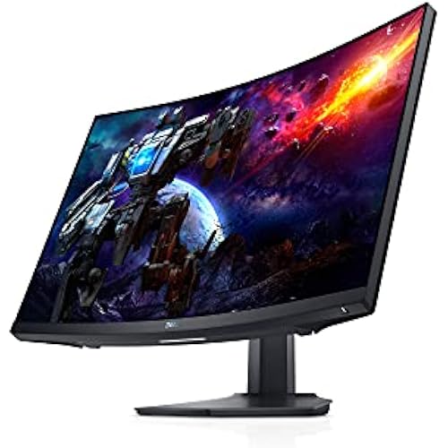 Dell S2722DGM Curved Gaming Monitor - 27-inch QHD (2560 x 1440) 1500R Curved Display, 165Hz Refresh Rate (DisplayPort), HDMI/DisplayPort Connectivity, Height/Tilt Adjustability - Black