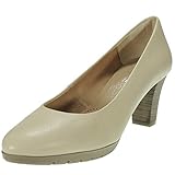 Entrega en 24 horas Desiree 2220V Zapato Salón Piel Flexible Piso Goma Antideslizante Planta Total Flex Tacón 6,5Cm Mujer BEIG Talla 40