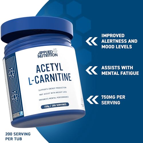 Applied Nutrition L-Carnitine Powder - Carnitine Supplement, Metabolism Support, High Strength, Energy Boost & Weight Management (150g - 200 Servings) - Image 3