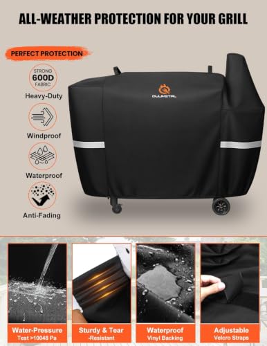 Image of QuliMetal Grill Cover for Pit Boss Austin XL /Rancher XL 1000