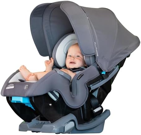 Baby Trend Cover Me™ 4-in-1 Convertible Car Seat, Scooter – Built-in Canopy, 4-Stage Growth System, Plush Comfort Padding, Multi-Position Recline — view 3