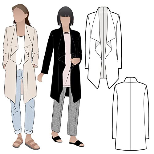 Style Arc Sewing Pattern - Estelle Ponte Jacket (Sizes 18-30)