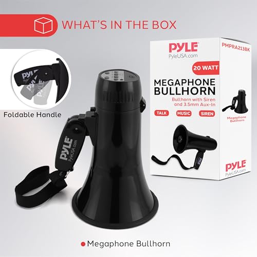 Pyle PMPRA213BK 20W Megaphone Bullhorn thumb #5