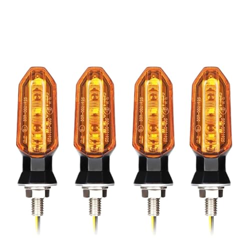 Clignotant LED moto ambre 12V pour résoudre les pannes de signalisation 8mm