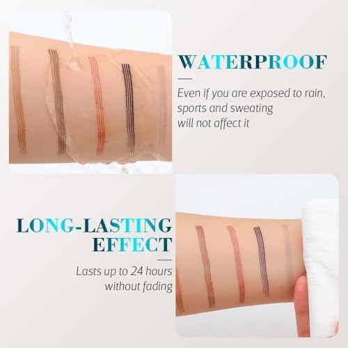 Micro-Forked Waterproof Eyebrow Pencil for Natural-Looking Definition