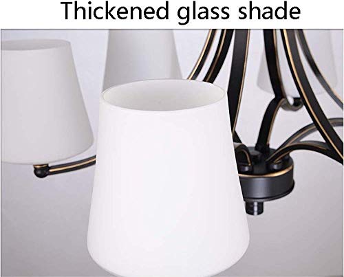Lustre E27 style champêtre pour éclairage salon chaleureux - 4