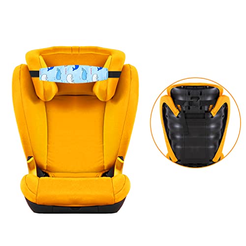 Image of Baby Carseat Head Support,Car seat Straps Pillow Support Ban,Stroller Neck Relief Strap Headrest,Slumber Sling Sleep Positioner for Toddler Infants Child Children Kids