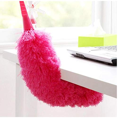 Microfiber Duster Brush Soft Cleaning Duster Plastic Handle Feather Static Dust Cleaner Car Furniture Household Cleaning Tools