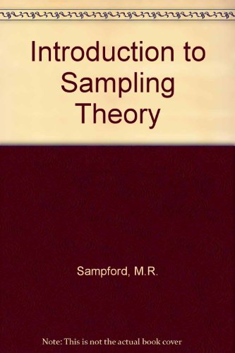 Introduction to Sampling Theory view 2