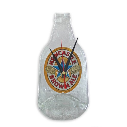 Newcastle Brown Bottle Clock - A Genuine Brown Ale Bottle Turned Into A Clock
