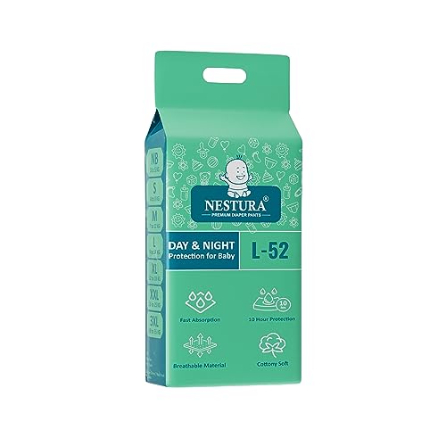 Image of Baby Diaper Pants Large (L), 52 Count, (9-14 kg)