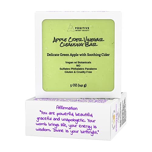 Positive Intent Beauty, Yoni Affirmation Soap, Cleanse With Detoxing Apple Cider Vinegar, Nourish, And Soften Skin, 5Oz #TOP10