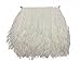 KOLIGHT Pack of 10 Yards Natural Dyed Ostrich Feathers 4~6 inches(10~15cm) Trim Fringe for DIY Dress Sewing Crafts Costumes Decoration (White)