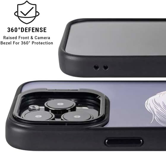 Skinit Kickstand Phone Case Compatible with iPhone 16 Pro Max - Officially Licensed Dragon Ball Z Trunks Portrait Design