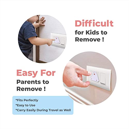 Image of KBS Baby Safety Electric Switch Board Dummy Socket Plug Cover Guards Kids Protection Proofing White Baby Safety Products (KBS-DUMMY-PLUG-24)