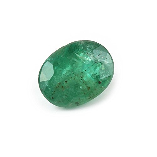 Émeraude verte de Zambie 2.09 ct ovale pour réparer un bijou