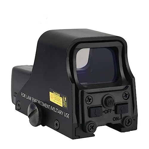 Red Green Dot Holographic Sight Scope Tactical Hunting Optical Collimator Sight Riflescope with 20mm Mount Gun Accessories