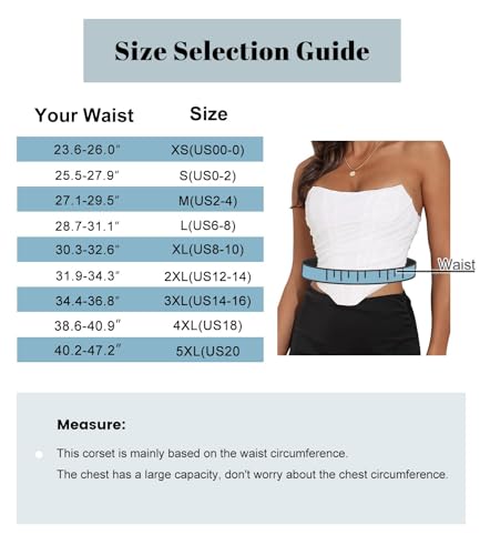 Women's Vintage Strapless Open Back Boned Mesh Bustier Zip Back Corset Bodyshaper Crop Top4