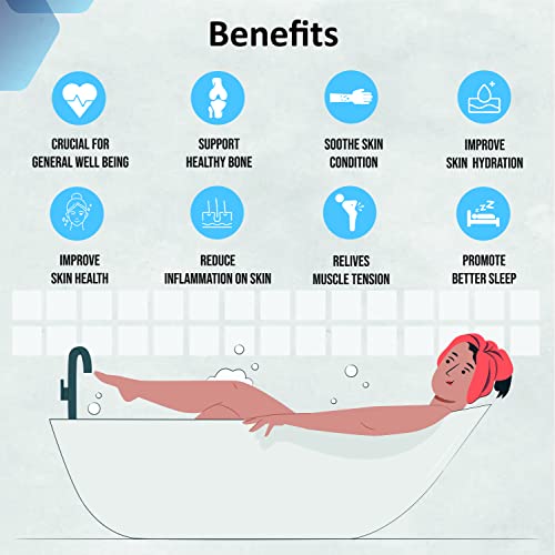 Acorn Natural Bath Salt | Dead Sea Salt Magnesium Chloride Flakes for Foot and Body Soaks | Replenish Magnesium Levels | Relaxing & Rejuvenating Muscles & Joints | Pain Relief - Image 3