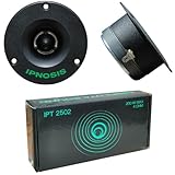 Ipnosis 2 IPT 2502 IPT2502 Hochtöner, schwarz, 9,7 cm (97 mm) Durchmesser, 100 Watt RMS, 200 Watt max., 4 Ohm, 103 dB SPL, für Autos, pro Paar