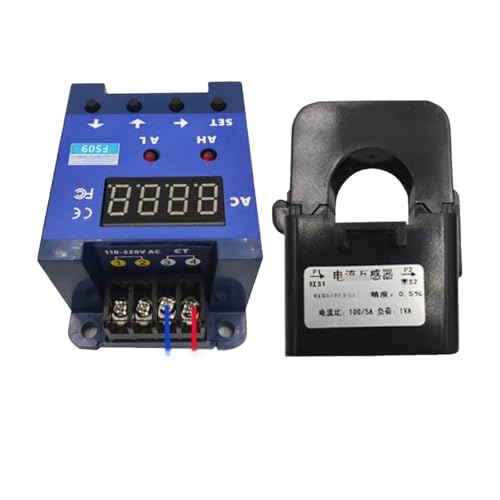 Ampèremètre numérique F509 alarme limite courant alternatif transformateur