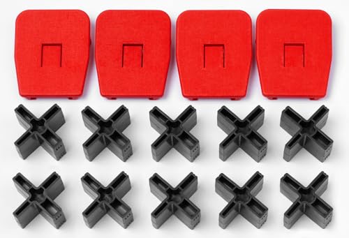 BESSEY Montageset fĂĽr Terassendielen EZ-TD, passend fĂĽr EZ360 und EZL ab 300 mm Spannweite, Gewicht 0,27 Kg