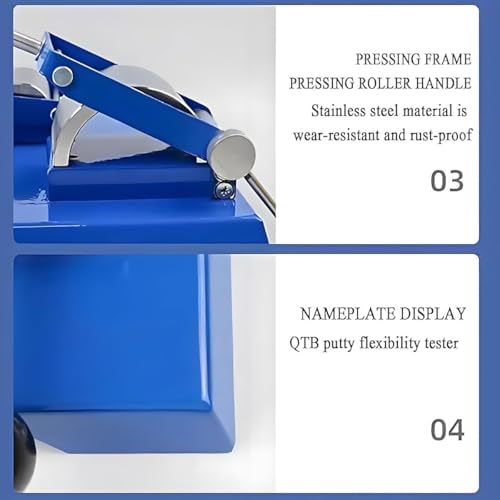 Machine d'essai de pliage de mastic R25 R50 à diamètre ajustable 50 100 mm