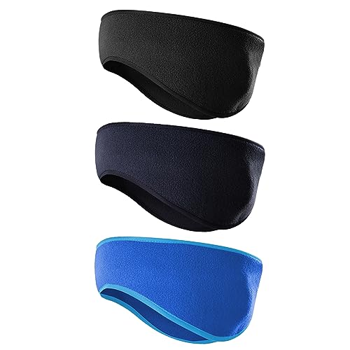 Image of Fleece Ear Warmers /Muffs Headband for Men & Women Kids Perfect for Winter Running Yoga Skiing Work Out Riding Bike in Cold and Freezing Days