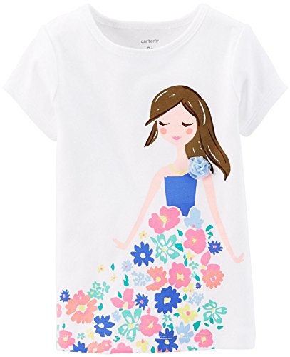 T-shirt graphique bébé fille pour les sorties d'été en motif fleuri Carter's