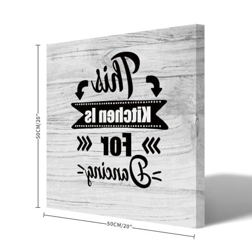 Lienzo "This Kitchen Is For Dancing" ideal para llenar de vida tu cocina 2