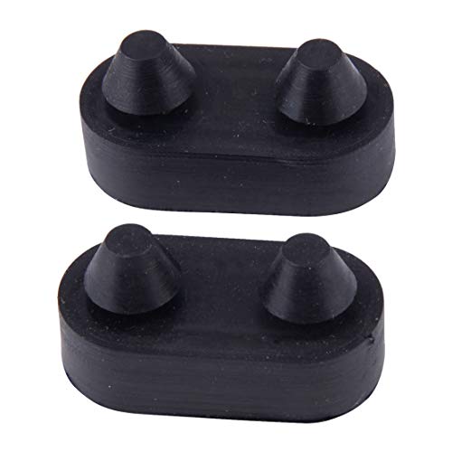 beler 2Pcs Rubber Hood Lock Latches Catch Brackets Fit for Jeep Wrangler TJ 1997-2006