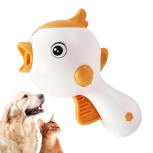 トリートディスペンシング犬用おもちゃ - アヒルデザインの猫用スローフィーダー、犬用おもちゃ |子犬の屋内退屈トレーニング、授乳、歯が生える、誕生日、クリスマスに。