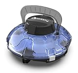 winny kaona Funcionamiento automático intuitivo: El robot limpiafondos piscina se enciende y apaga automáticamente. Cuando la batería está baja, regresa al borde para facilitar su localización y mantenimiento, ideal incluso para principiantes
