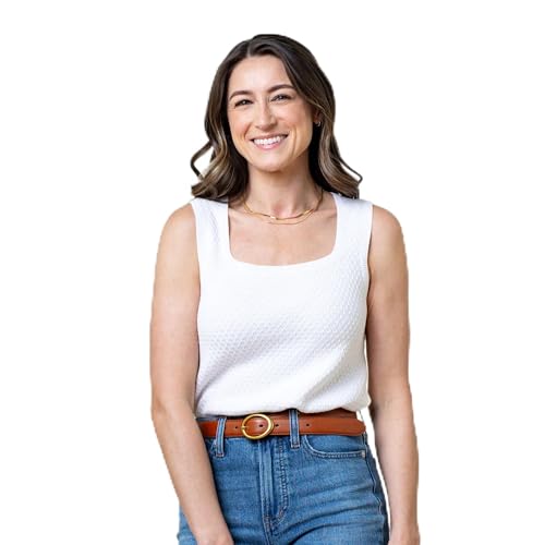 Hope & Henry Women's V-Neck Sweater Tank