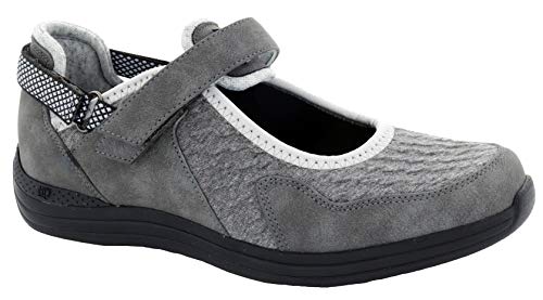 Drew Women's Buttercup Mary Jane Sneaker with Adjustable Strap Strech Upper Comfortable Walking Shoe