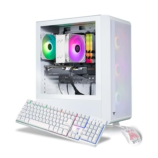 Thermaltake LCGS Quartz R66 Gaming Desktop (AMD Ryzen™ 5 5600, ToughRam DDR4 3600Mhz 16GB RGB Memory, AMD Radeon™ RX 6600, 1TB NVMe M.2, WiFi, Windows 11) S2QT-B550-R66-LCS