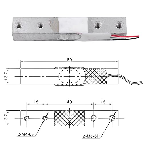 digital load cell weight sensor 2kg high precision miniature load cells yzc-133 for arduino diy electronic portable kitchen scale sensorspack of 2