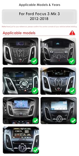 Commande au volant Ford Focus 3 avec autoradio Android 14 et navigation GPS - 2