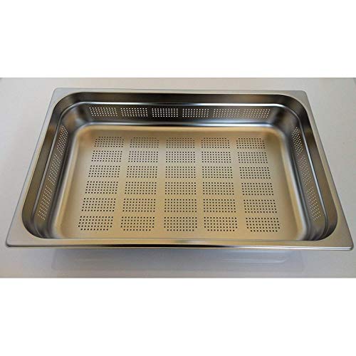 BACINELLA GASTRONORM Inox GN1/1MISURA 530X325 H 100 MM Forata