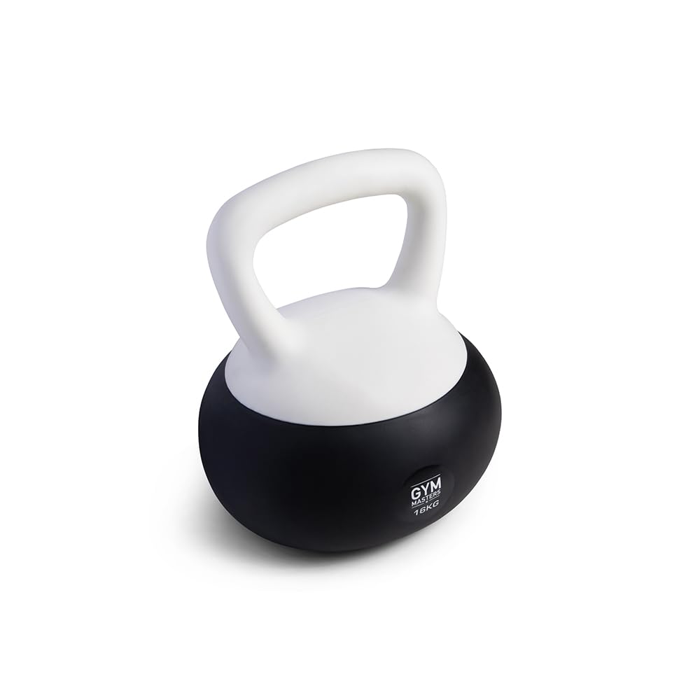 Kettlebell 16 kg Soft Neopren Hantel für Krafttraining, Functional Fitness & Home Gym – Stoßfest und Bodenschonend – Gym Masters