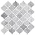 WalDecoo Arabesque Peel and Stick Backsplash (Thicker Design), Mix Grey Arabesque Tile Backsplash for Kitchen, 12” X 12” Self-Adhesive Wall Tile Stick on Backsplash (10-Sheet)