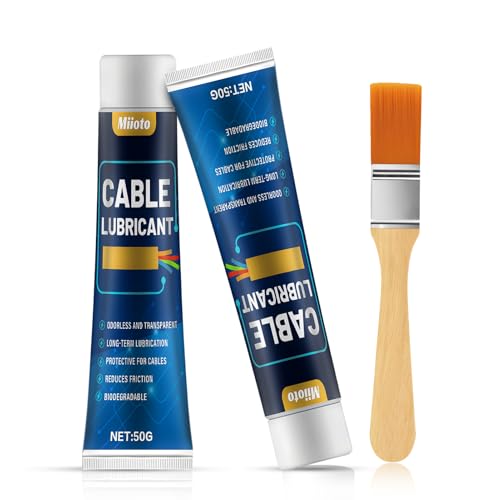 Kabelgleitmittel, Kabel Gleitmittel, Kabelschieberschmierstoff fr Sonden  und Elektrische Kabel, Biologisch Abbaubarer, Eliminiert Reibung, Sorgt fr  Langfristige Schmierung und Schtzt Kabel 50g*2 : Amazon.de: Baumarkt