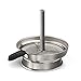 Produktbild K Kingz® Shisha Kaminaufsatz | Kaminaufsatz Shisha | Kohle Aufsatz | Kopfausatz Shisha | Kaminkopf | Kohlesieb Shisha | geignet für Tonkopf und Steinkopf | inklusive eBook