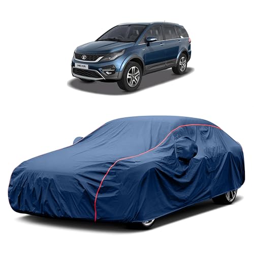 Image of Heavy-Duty Car Cover for Compatible with Tata Hexa (2017 to 2025 All Models) Deluxe Car Protection Cover ? Waterproof & UV-Resistant All-Season Exterior Protection
