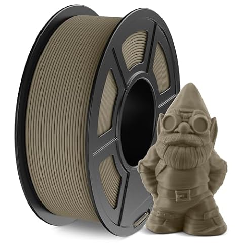 JAYO Matte PLA Filament 1.75mm Clay 1.1KG, PLA Matte 3D Printer Filament, Frosted Texture, Dimensional Accuracy +/- 0.02mm, 1.1kg Spool (2.4lbs) for Most FDM 3D Printers