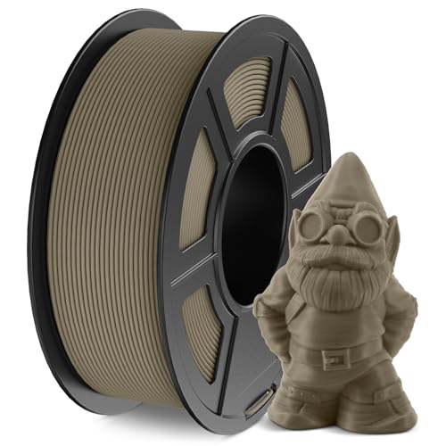 JAYO Matte PLA Filament 1.75mm Clay 1.1KG, PLA Matte 3D Printer Filament, Frosted Texture, Dimensional Accuracy +/- 0.02mm, 1.1kg Spool (2.4lbs) for Most FDM 3D Printers