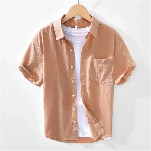 Chemise décontractée en coton pour homme ample et confortable pour l'été - 6