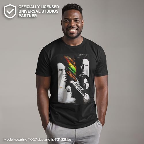 Men's Fast & Furious Classic Movie Poster T-Shirt2