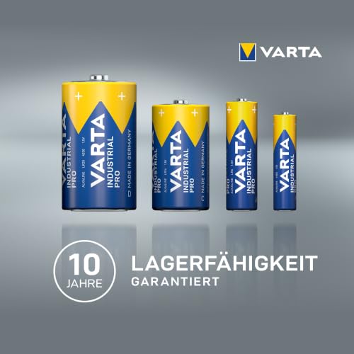 VARTA Batterien C Baby, 20 Stück, Industrial Pro, Alkaline Batterie, 1,5V, Vorratspack, Made in Germany [Exklusiv bei Amazon] – Ansicht 3
